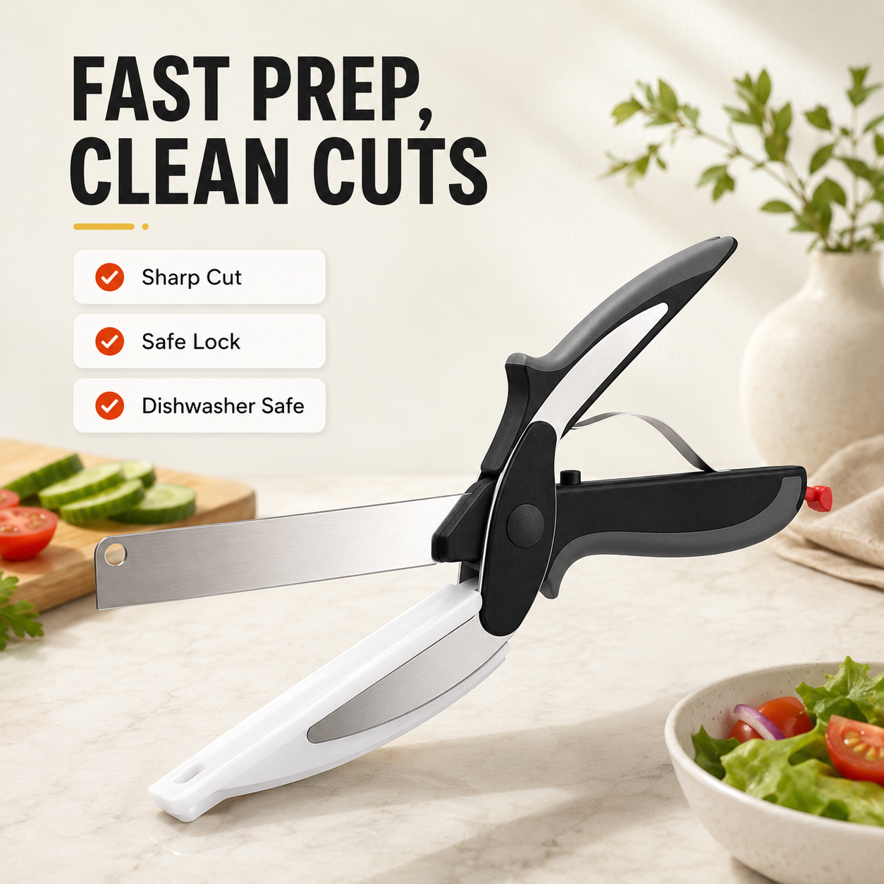 SliceMate - 2 in 1 Stainless Steel Vegetable Slicer