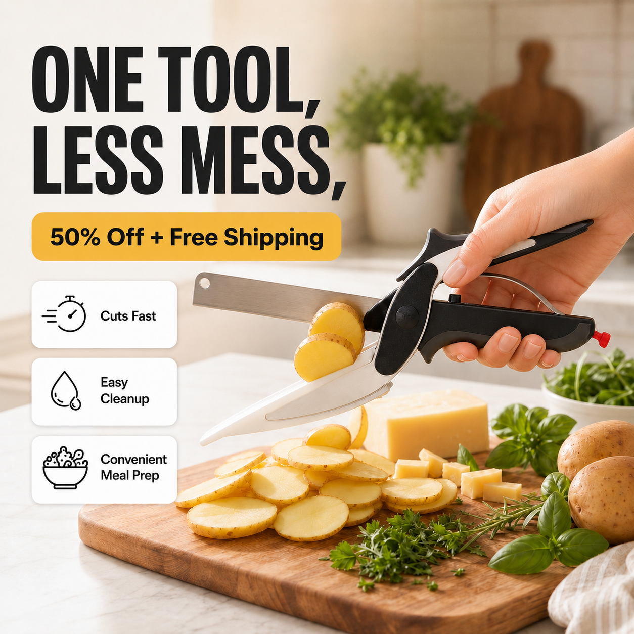 SliceMate - 2 in 1 Stainless Steel Vegetable Slicer